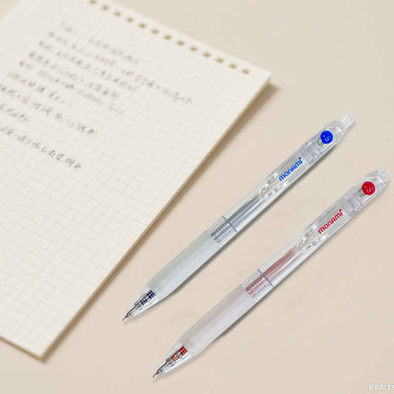新製品 Munamei 透明ペンホルダーゲルペン学生文具試験ペン 0.5 ミリメートル黒ペン速乾性ペン|undefined