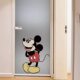 Mickey cartoon cute sticker window grilles glass door window creative kitchen sliding door anti-collision decorative bathroom stickers