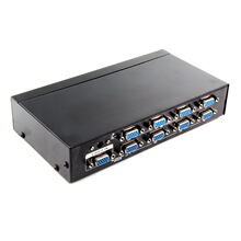 丰杰 FJ-3508 VGA分配器1进8出 VGA分屏器1分8 VGA一进8出 350MHZ