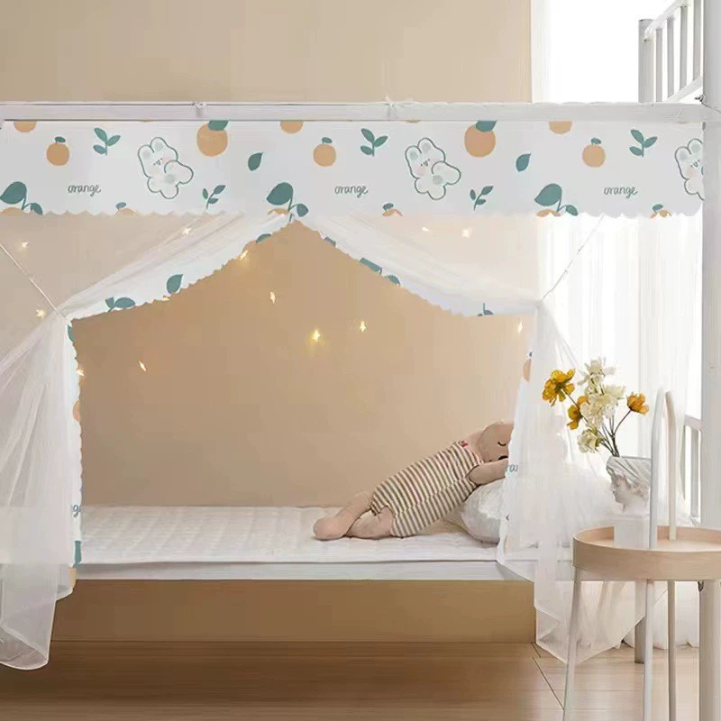 Общежитие пыль сверху противомоскитные сетки Студенческая комната 0,9 м 1,2 м Односпальная кровать