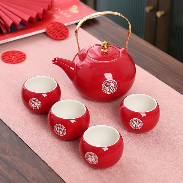 [一壶四杯（白喜）包装]