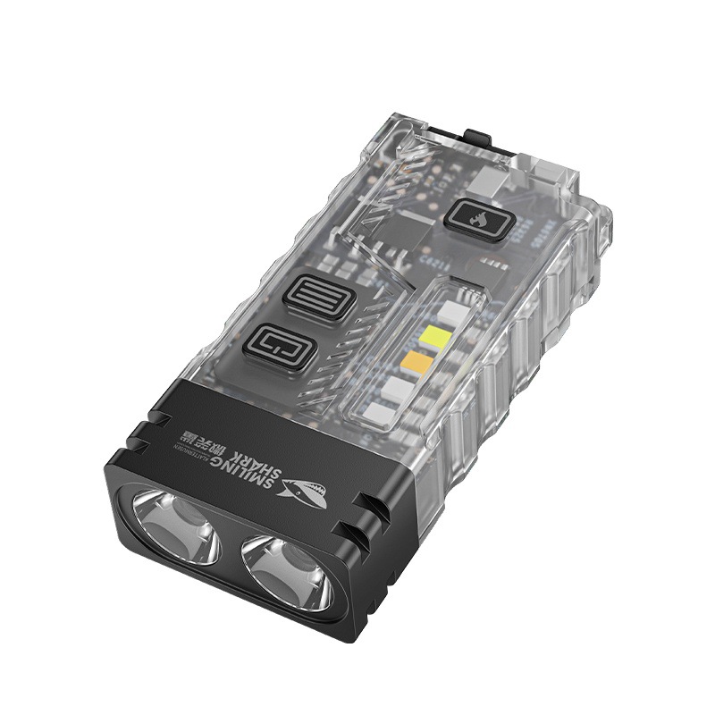 다중 기어 조정 손전등 작업 조명 COB 측면 조명 야외 조명 다기능 아크 미니 캡 클립 라이트