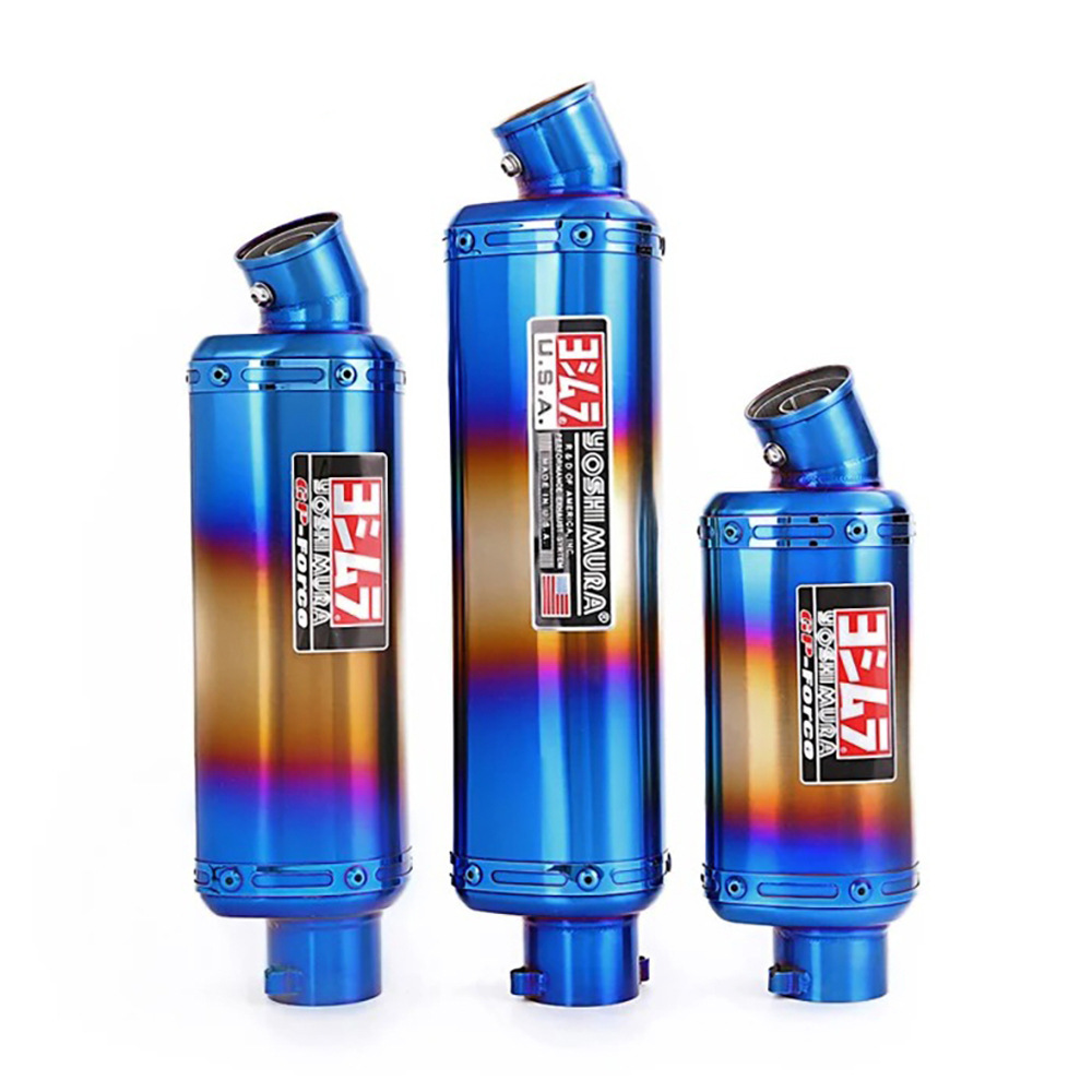 Motorcycle modified Yoshimura exhaust pipe tail throat stainless steel tail section R3/R2/R15/z400/Triumph/Kaiyue