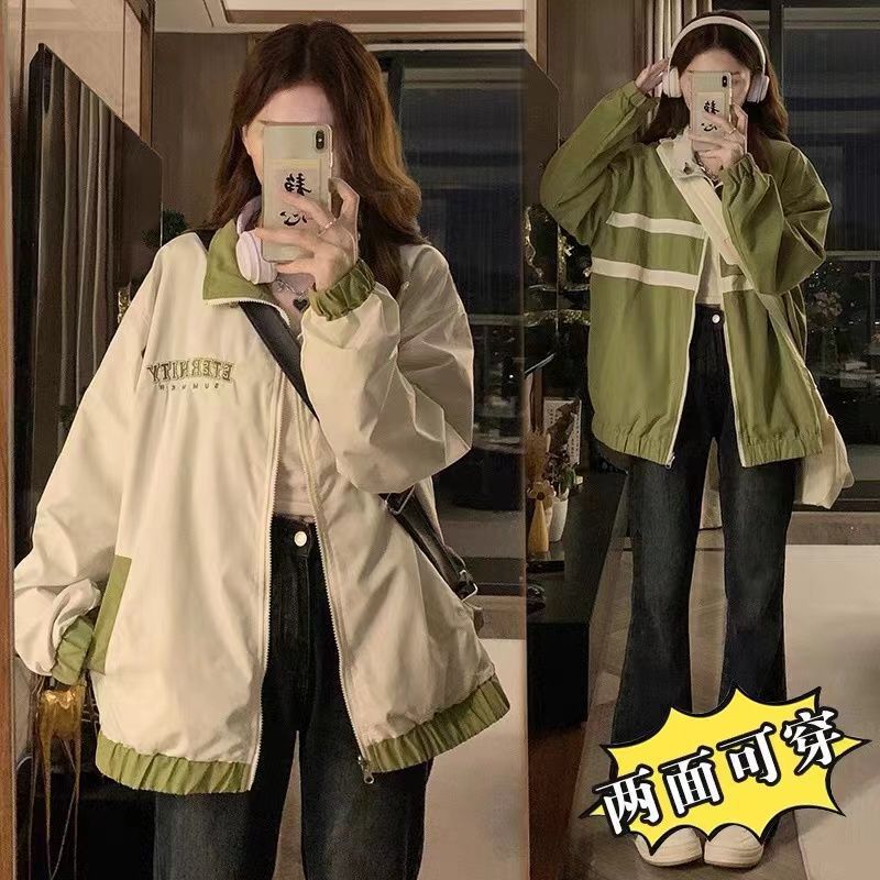 翻领皮衣棉服外套女冬季加绒加厚棉衣美式高街vibe飞行员夹克棉袄|undefined