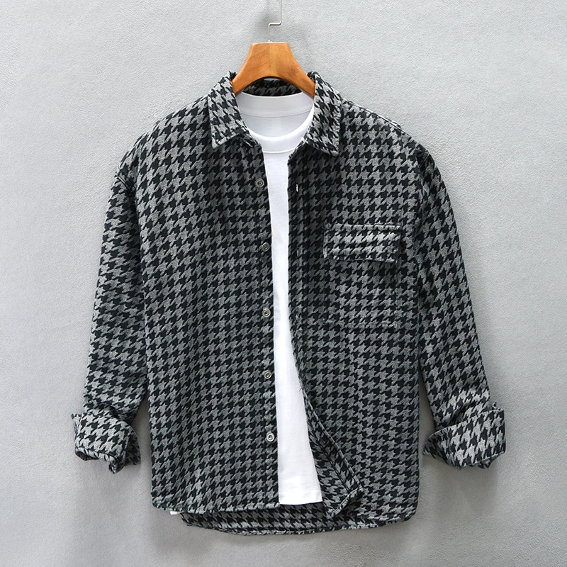 Japanese autumn shirt, set, oversize