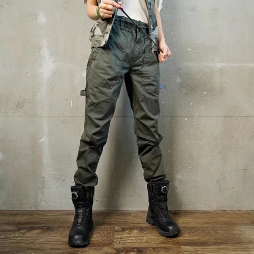 Spring and Autumn Winter Japanese Retro Work Pants for Men and Women Trend Brand Drawstring Pants Casual Large Size Small Foot Pants Versatile