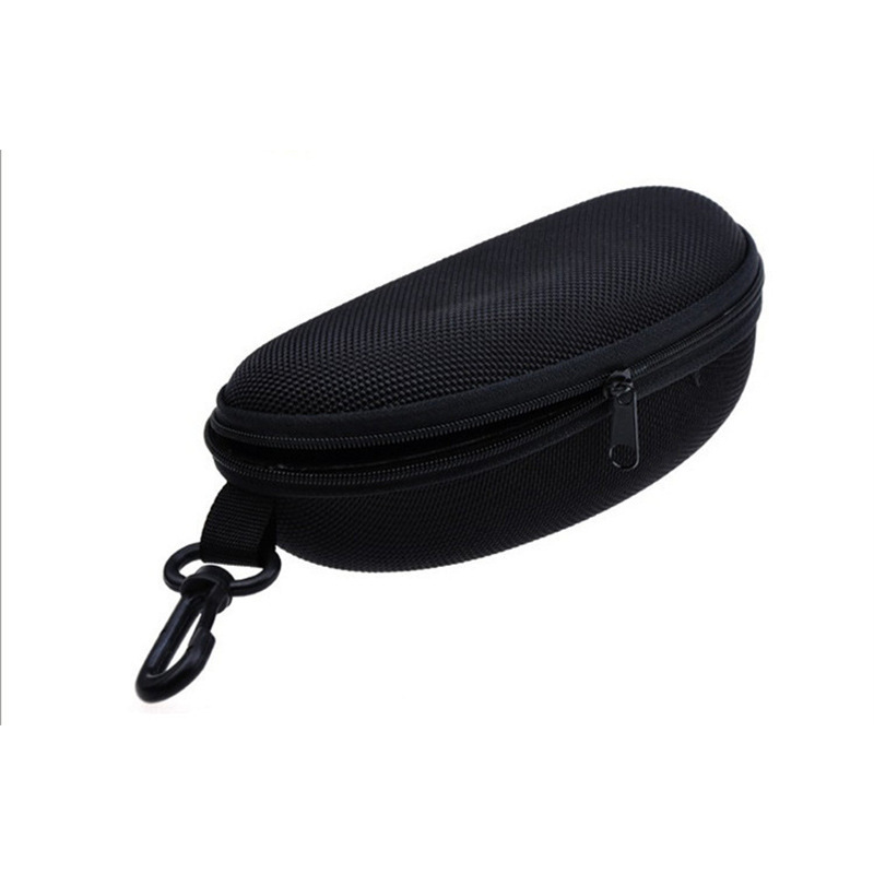 Kaiya glasses box black sunglasses box anti-pressure glasses box large zipper box hook sunglasses box dustproof