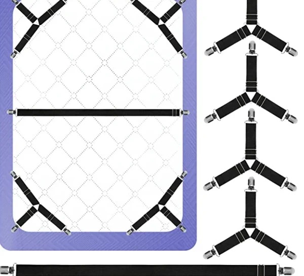 Hoja de cama de fijación clip antideslizante clip transfronterizo especial antideslizante triángulo hoja de cama de fijación clip ajustable hoja de cama clip