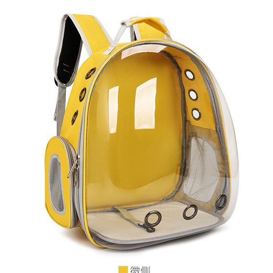 Space Capsule Pet Supplies Outgoing Carrying Bag Pet Bag Breathable Backpack Dog Bag Shoulder Cat Transparent Backpack