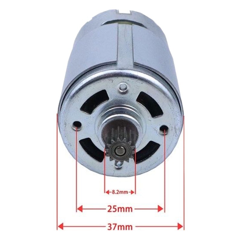 Fábrica al por mayor sola mano vio 550 motor multi-función vio Motor recargable vio 21V14 diente motor mini vio Motor