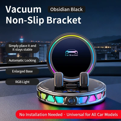 Car phone holder Electric Phone Holder with - neutral-english-obsidian-black-electric-clamping