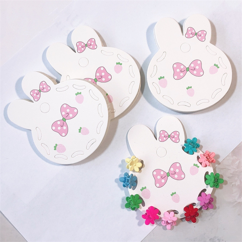 Simple Style Commute Rabbit Paper Jewelry Rack display picture 2