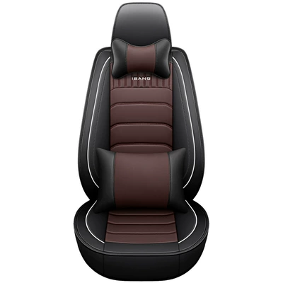special car seat cover 7-seat: Modelə uyğun (Original) oturacaq örtükləri - cys-c-15-black-coffee-color-luxury-version-single-seat-11