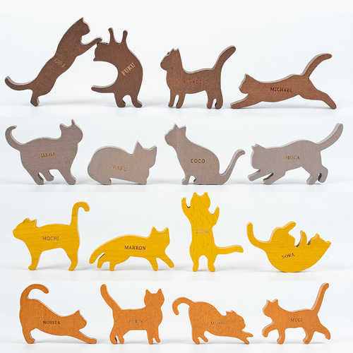 Animal balance stack high children's early education educational toys challenge building blocks building stacking wooden toys