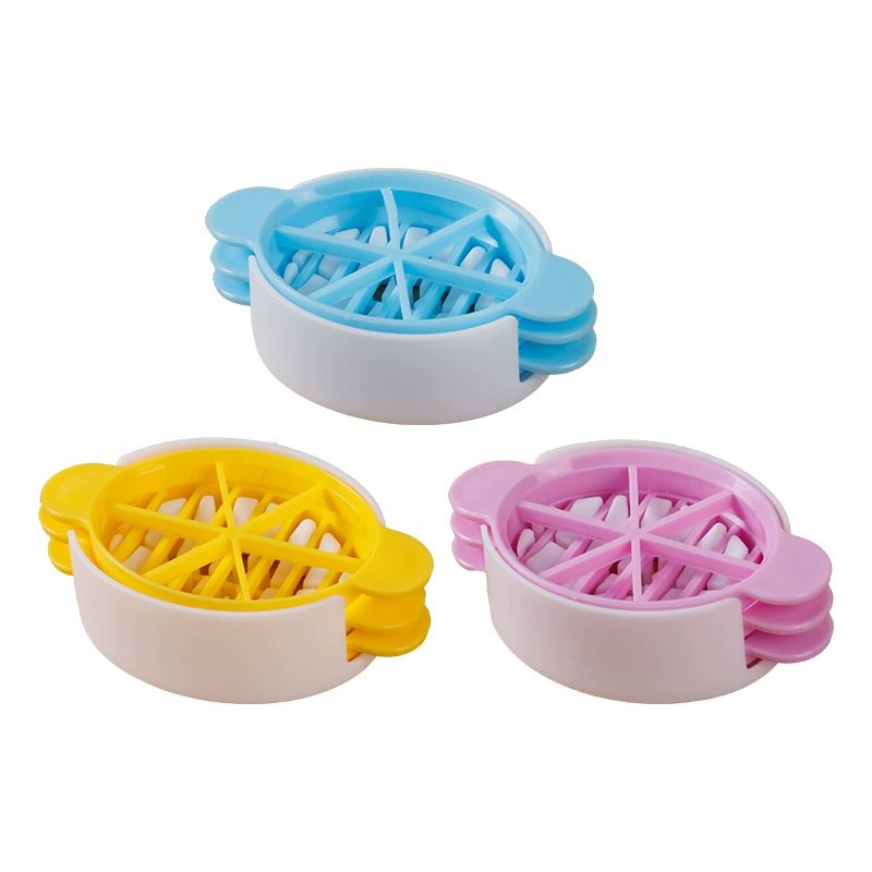 Home Kitchen Multifunctional Small Tools Three -in -Eggs Cut Eggs Cut the Preserved Eggs Pine Flower Egg cutter