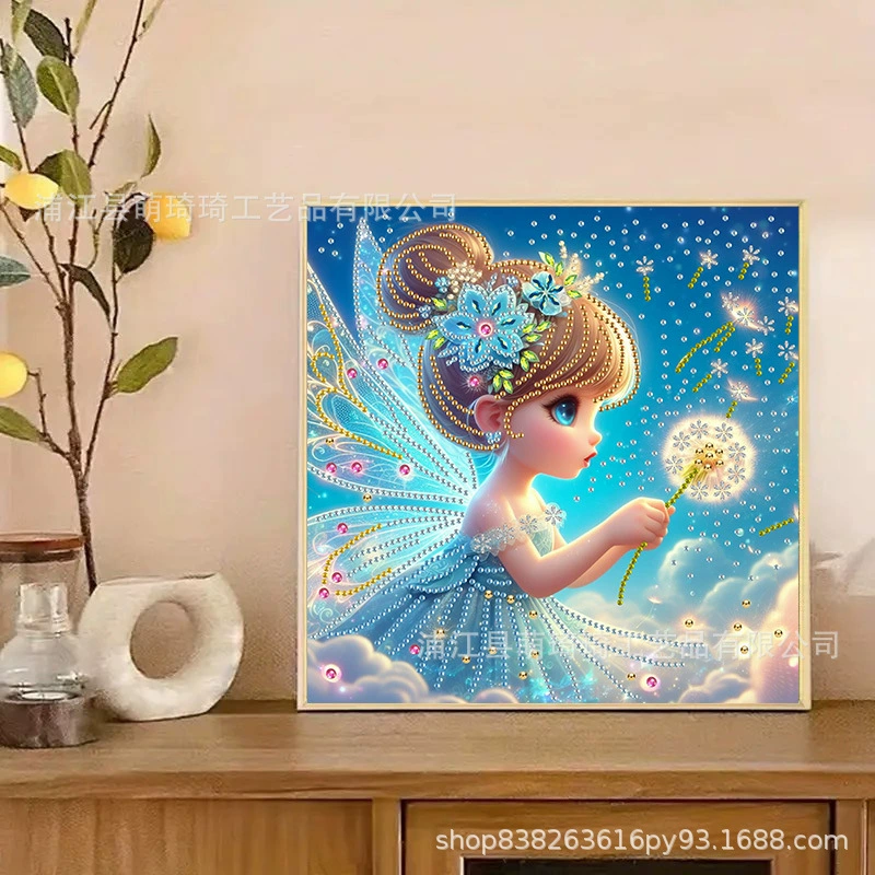 1шт 30*30см DIY маленькая принцесса специальный бриллиант яркий бриллиант 5D алмазная живопись набор, безрамная декоративная живопись