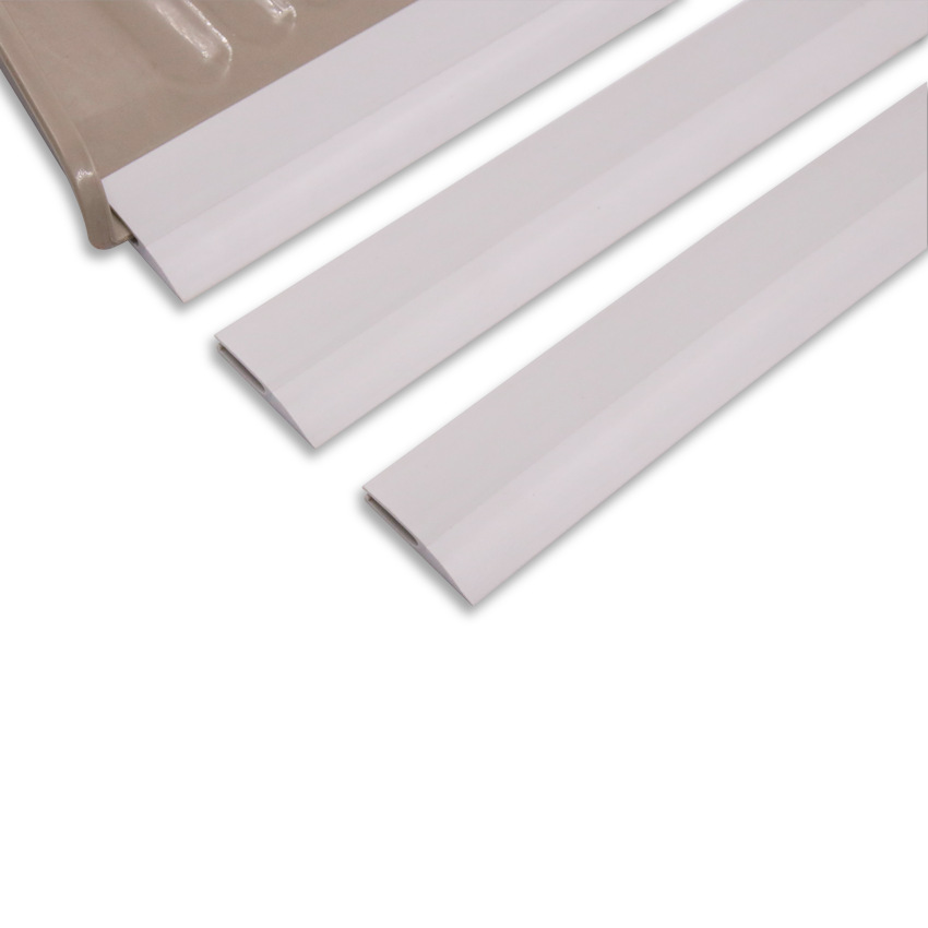Tira de borde de cubo de plástico PVC de dos colores tira de coextrusión suave y dura tira de marco de protección