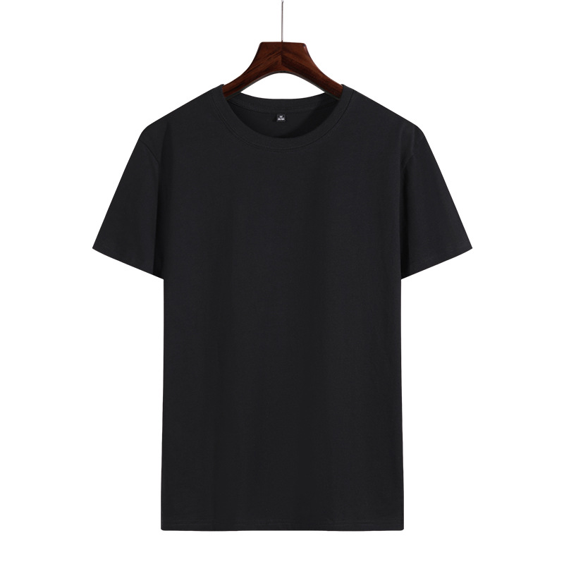 Xinjiang camiseta de algodón de vello largo 180g personalizada camiseta cultural de publicidad impresión bordada LOGO camiseta de actividad grupal personalizada