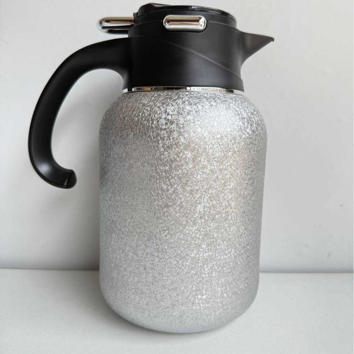 스타일 2-1500ml 실버 티타늄 찻주전자