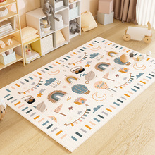 儿童房地毯家用卧室床边毯婴儿游戏阅读区爬爬垫可机洗客厅地垫子