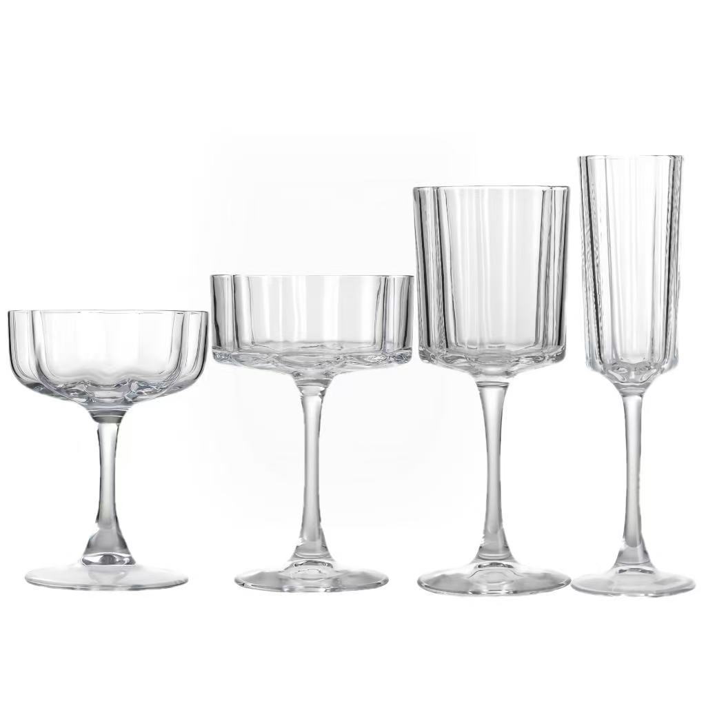 [Fábrica directa] tazas de champán espumantes, tazas de vino, tazas de helado, tazas de postre