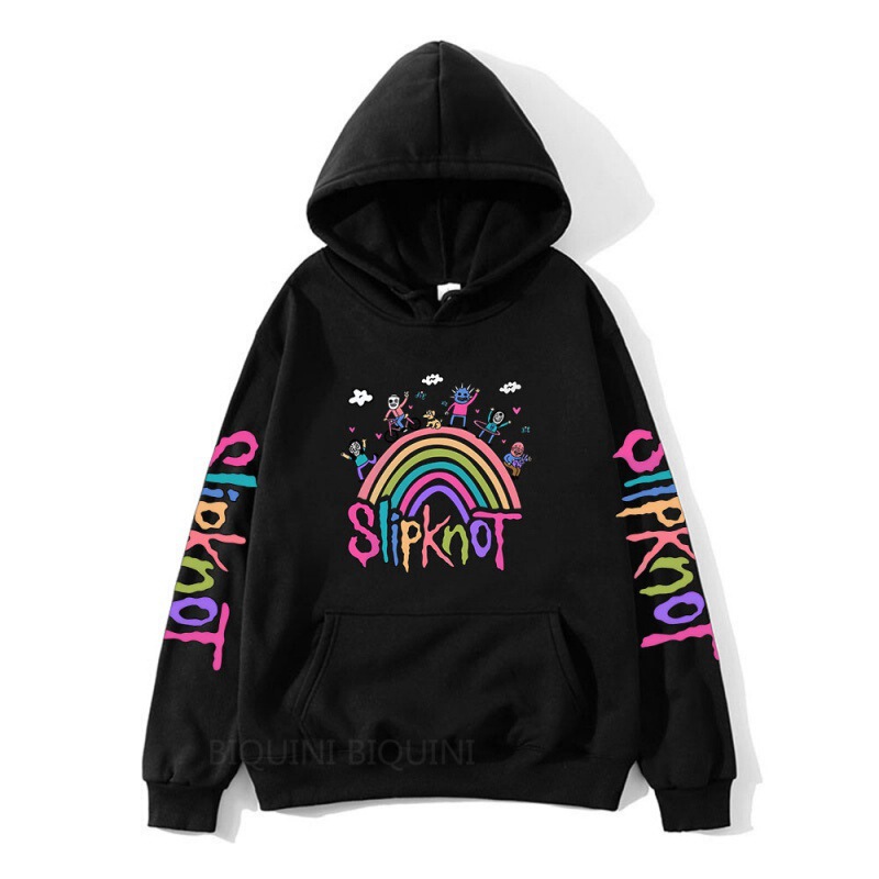 Cross-border Slipknot band cartoon funny print Harajuku sweater student creative hoodie hoodie