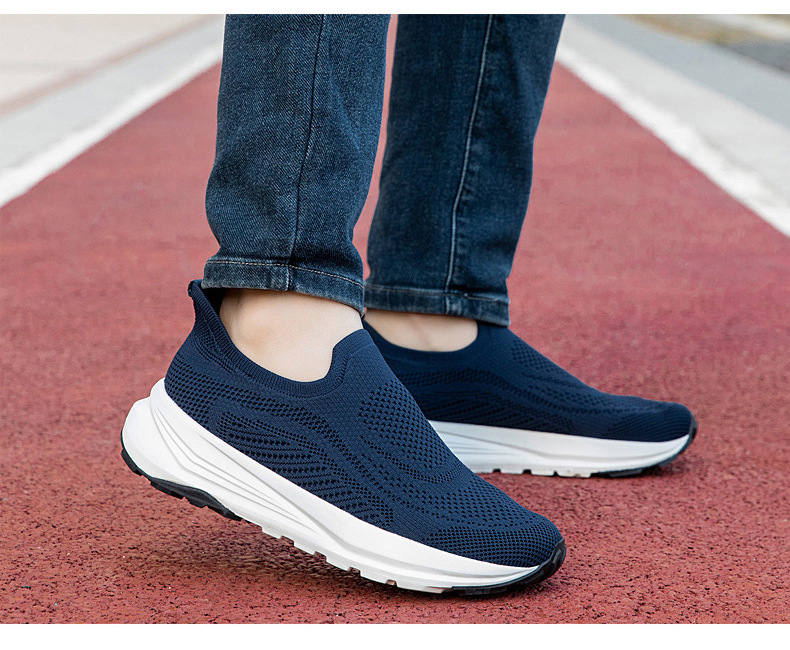 High-quality Cross-border Slip-on Casual Shoes For Men, No Lacing Required, Lightweight, Cushioned, Comfortable Walking_vogvips.com