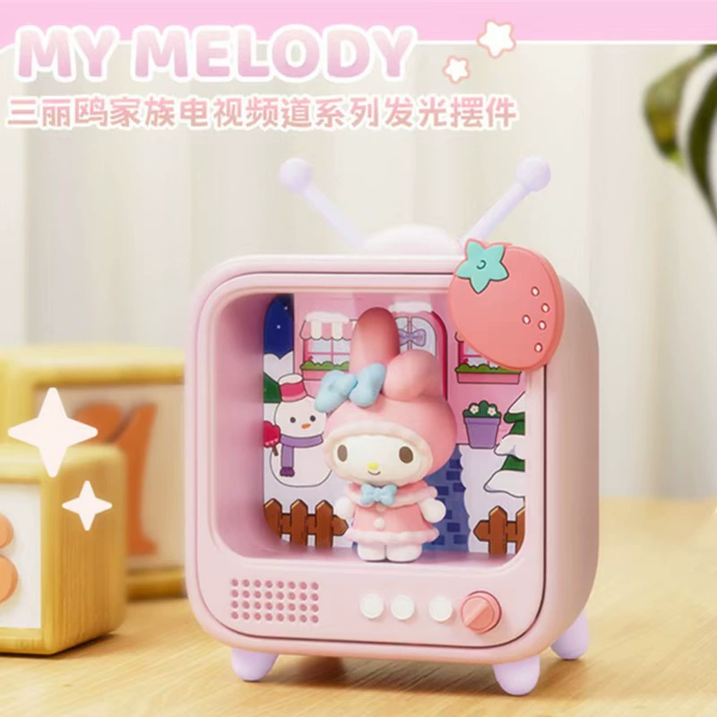 Санрио, Hello Kitty, светящийся минифигурка, милый ночник, подарок на День рождения