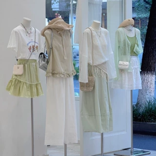 深圳南油设计师品牌撤柜女装夏季新款上衣连衣裙裤子女杂款包批发