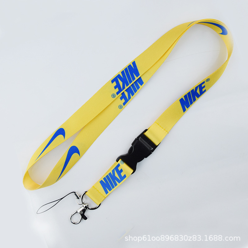 En stock Nike cordón Amazon Venta caliente linterna u disco llavero teléfono móvil cuerda langosta hebilla soporte personalizado