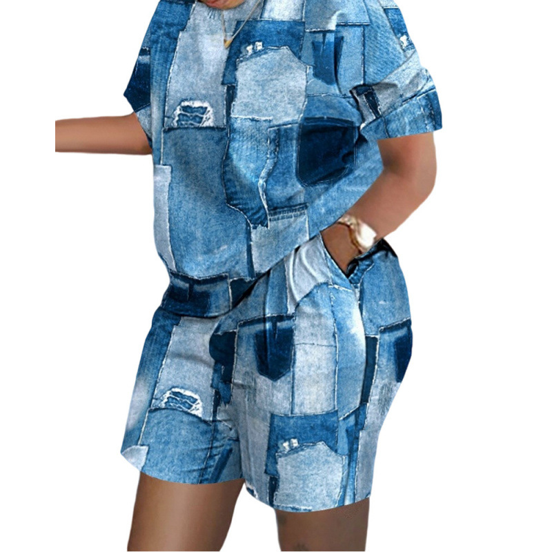 데님 블루 프린트