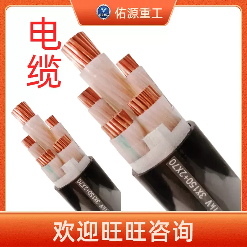 铜芯电源线多功能防水阻燃单股家装小型设备国标纯铜芯硬芯电缆线