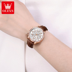 廠家批發歐利時品牌手錶新款鑽圈時尚防水夜光石英表女士手錶女表