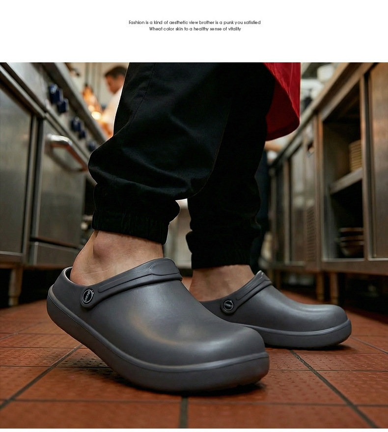 Antislip werkschoenen voor koks waterdicht en oliebestendig_voghion.com