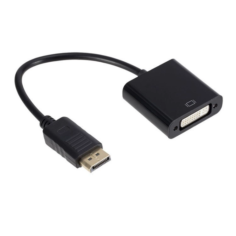 DP -> DVI ротор DP к DVI высокое качество видео подключение поддержка 1080p DVI24+5 конвертер