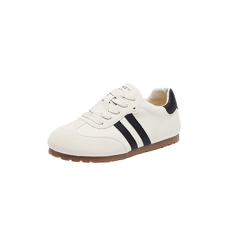 Forrest Gump Damen 2024 Frühjahr Neue auffällige Füße Kleine flache Unterseite Casual Sports Board Vielseitiges deutsches Training Little_voghion.com