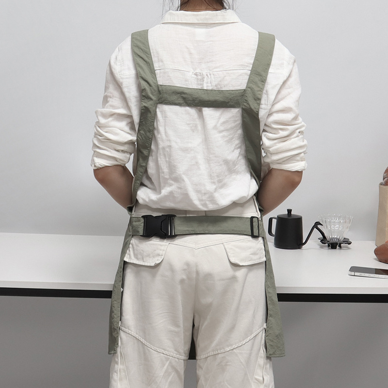 Delantal de poliéster transfronterizo especial de verano cocina casera correa de hombro ajustable ropa de trabajo delantal impermeable al por mayor