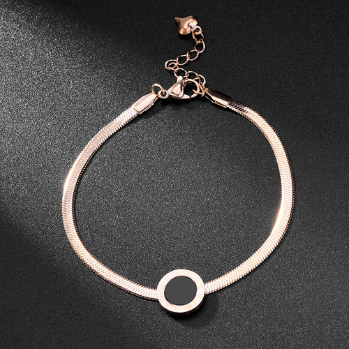 Korean fashion versatile temperament Roman numeral bracelet women's niche design ins light luxury high-end accessories summer