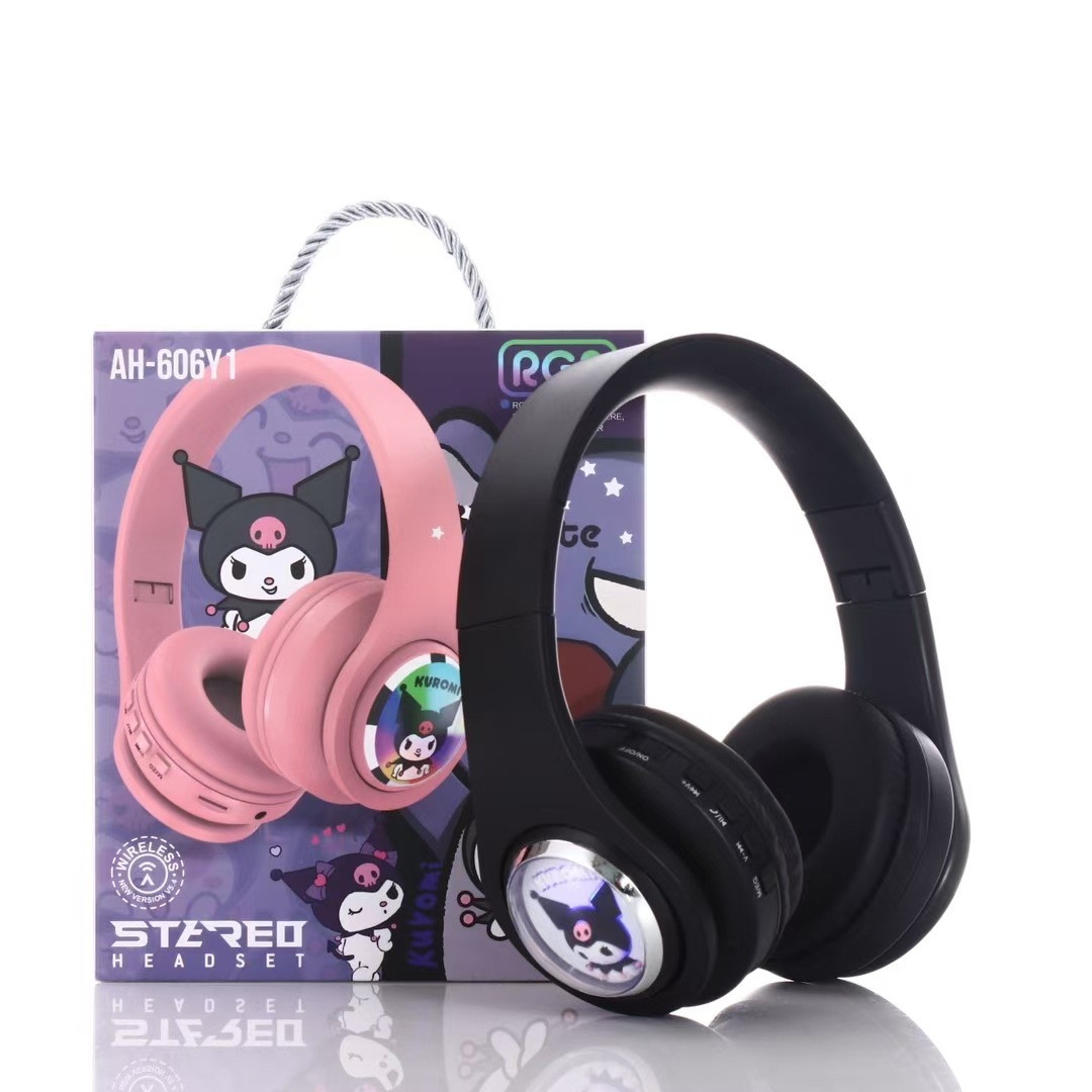 Nueva cápsula Koolomi auriculares Bluetooth de dibujos animados lindos auriculares estéreo de música computadora image 4