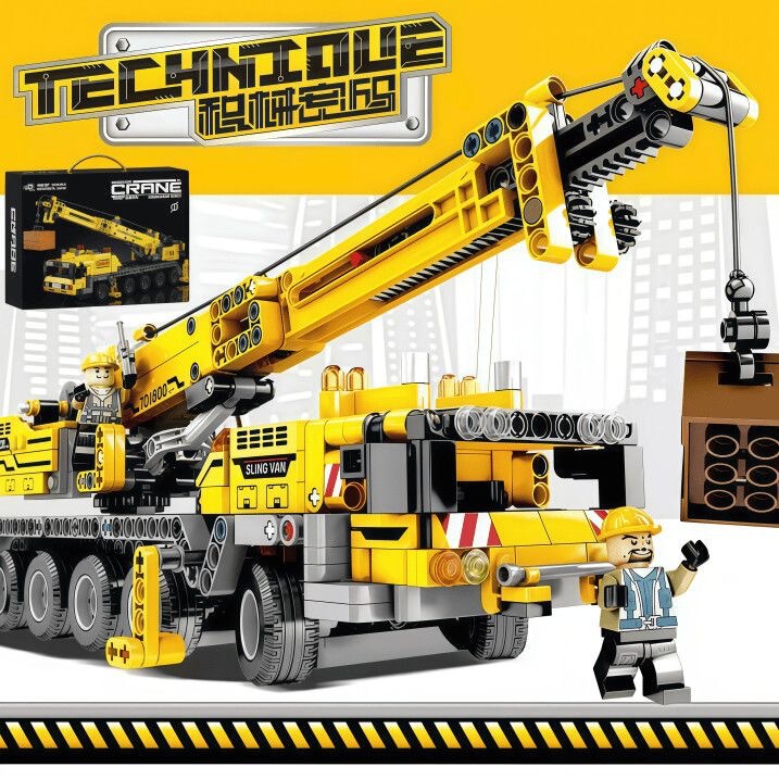 2026 New Model Large Engineering Construction Vehicle Digging and Lifting Crane Boy's Assembly Building Blocks Educational Toy Gift 2026 New Model Large Engineering Construction Vehicle Digging and Lifting Crane Boy's Assembly Building Blocks Educational Toy Gift