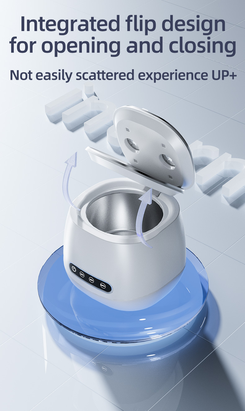 Portable Ultrasonic Retainer Cleaner with UV Light Sterilizer