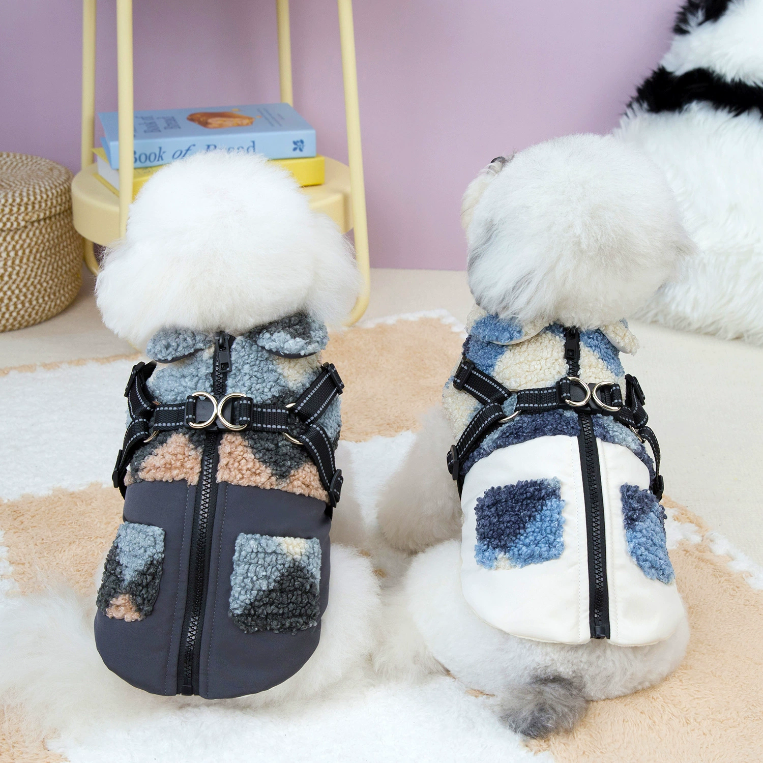 24 тканевого хлопчатобумажного нагрудного ремни Трансграничная электрическая коммерция Amazon собака одежда производителей оптовая защита от холода теплая одежда для домашних животных