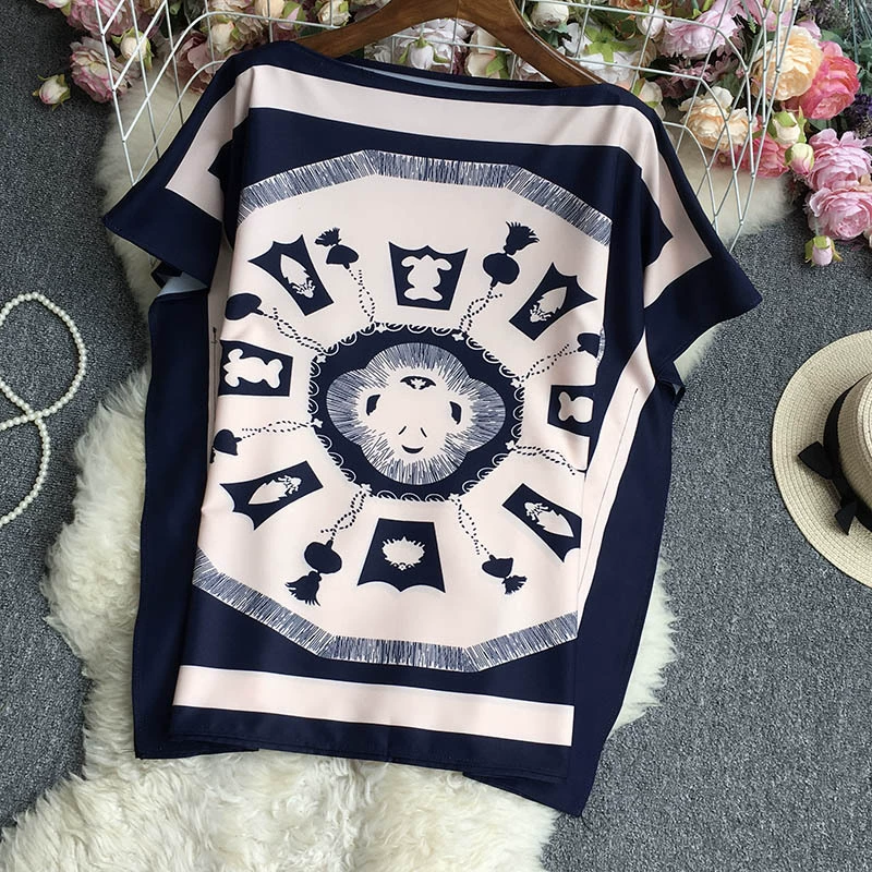 7017 цветок с коротким рукавом