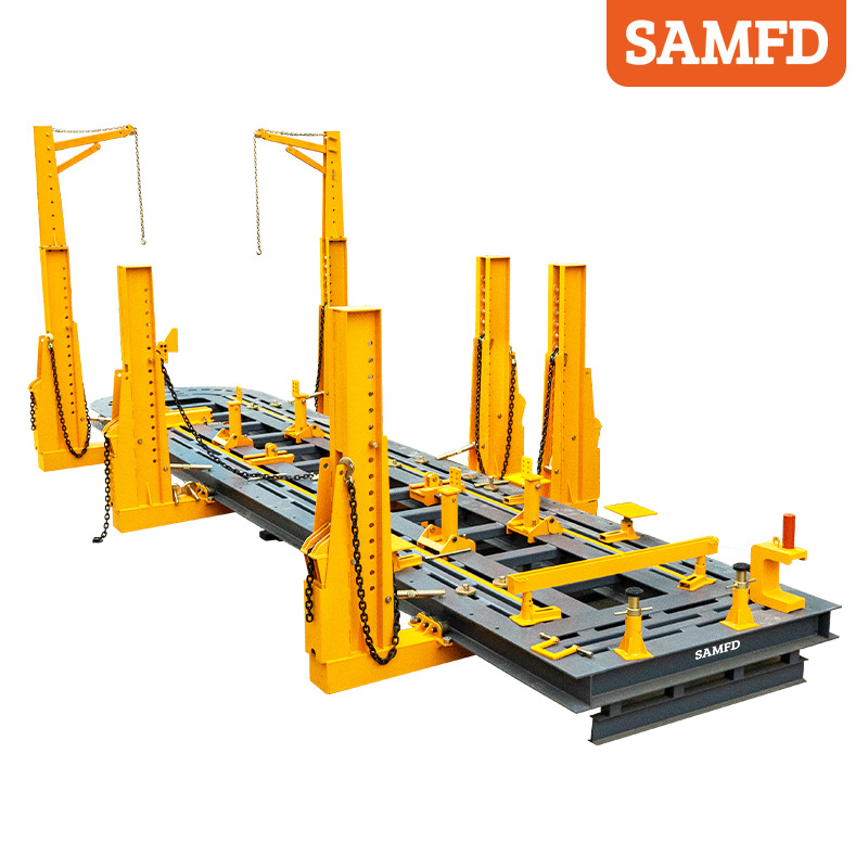 SAMFD camión de carga grande remolque corrección de vigas corrector cuerpo chapa plástica equipo de reparación de automóviles