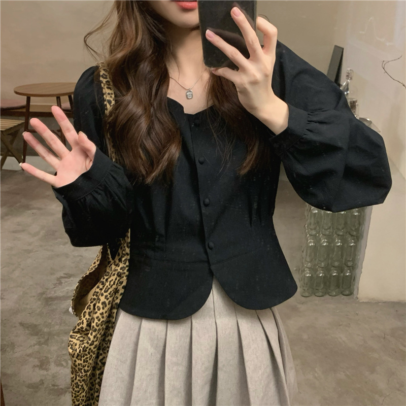 Spring design apricot shirt