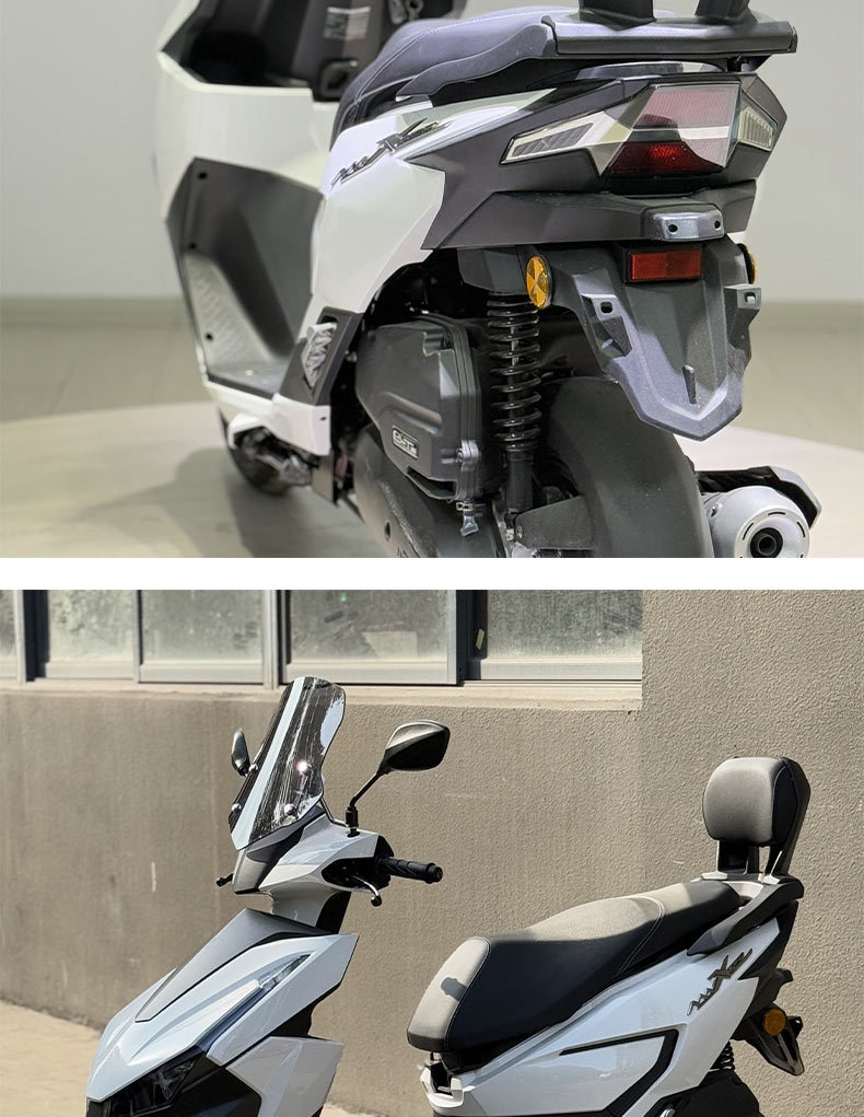 Suitable for Wuyang Honda NWX125 modified rear backrest nwx125 aluminum alloy backrest tailstock upgrade thickened material