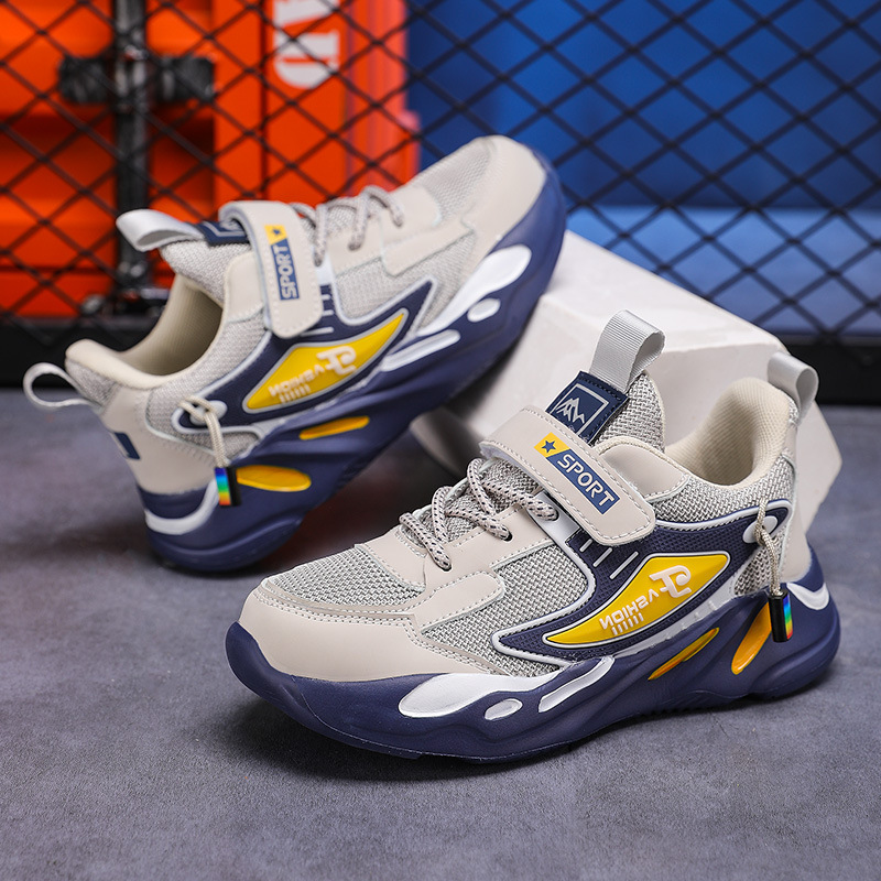Breathable Mesh Lightweight Trainers For Kids Casual Running Shoes_voghion.com
