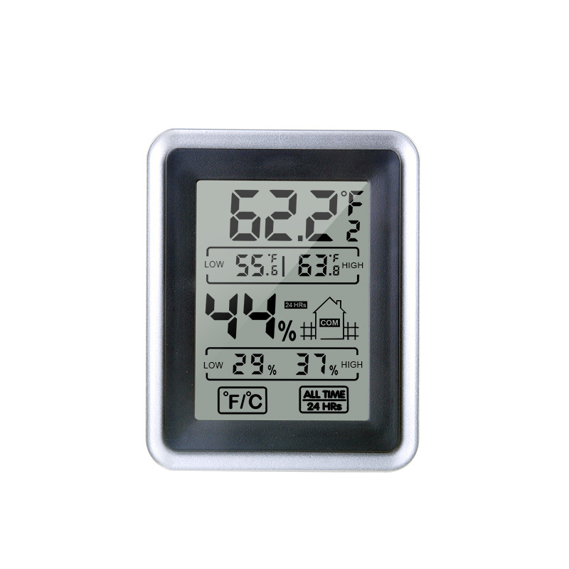 11月新品亚马逊精品室内电子温湿度计触屏触摸按键温度湿度记忆