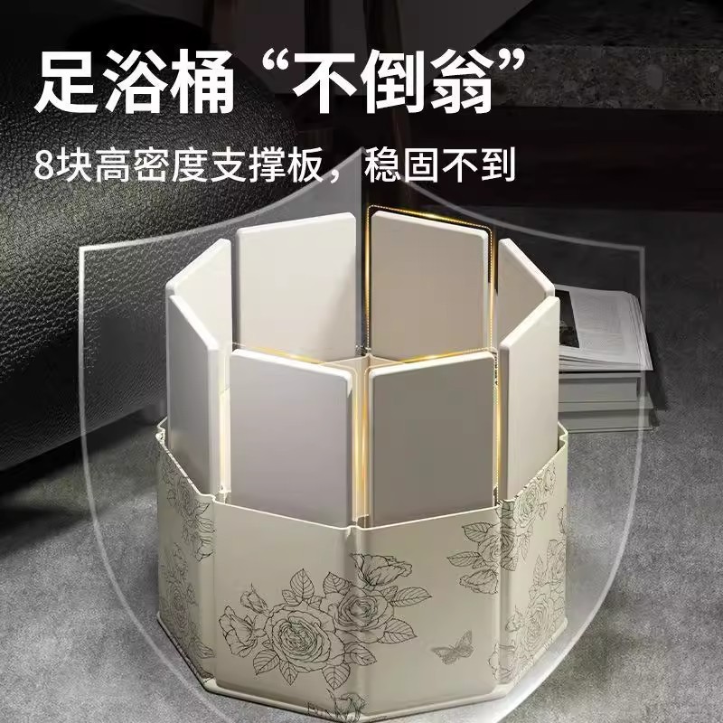 泡脚专用桶泡脚袋带支架过膝支撑板可折叠便携式熏蒸泡脚桶过小腿|undefined