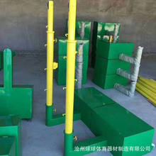 厂家供应配重排球柱铸铁排球柱 排球网架柱移动式球柱